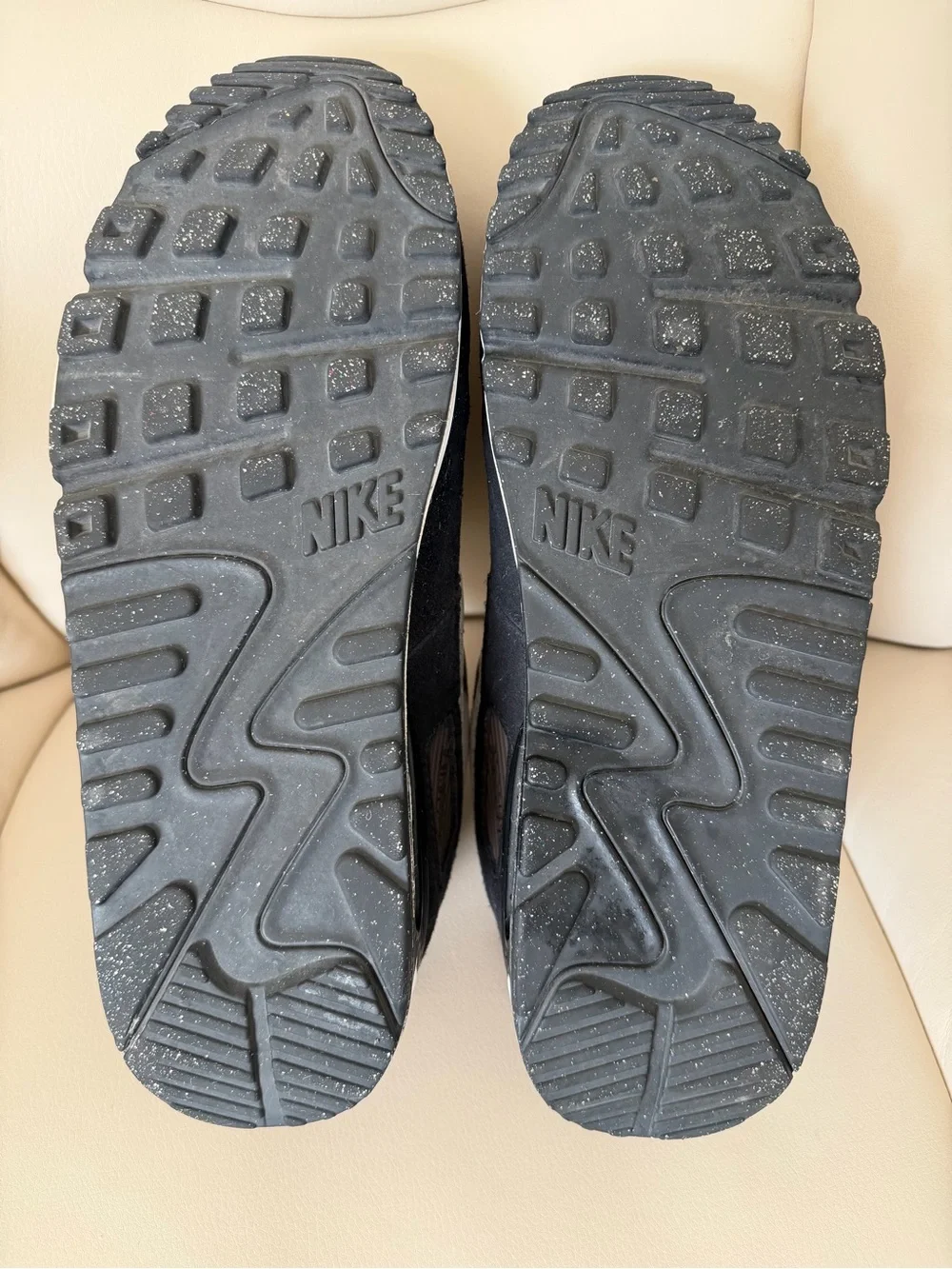 Nike Men’s Sneakers in Black & Tan Canvas